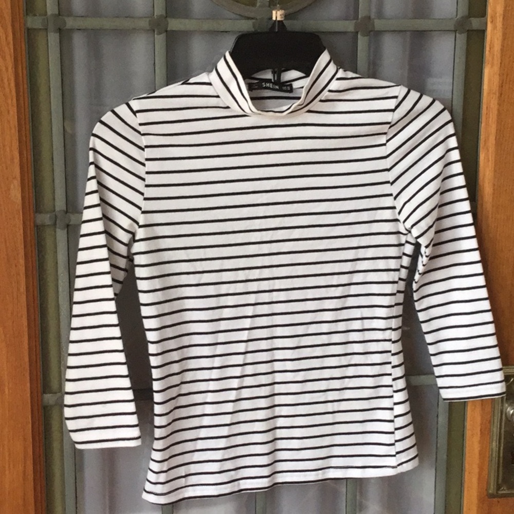 Striped Turtleneck